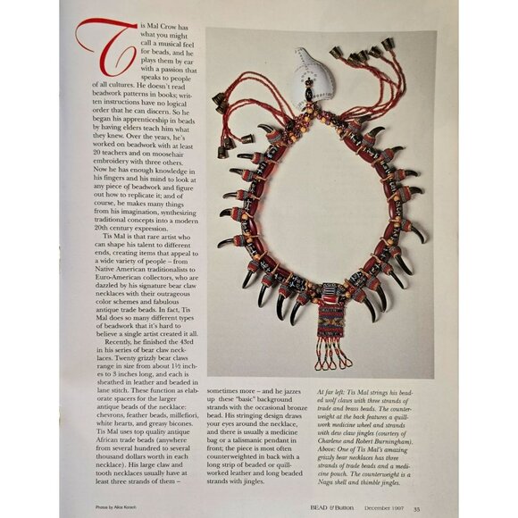 Bead & Button Magazine December 1997 String An Elegant Lariat - Picture 10 of 15
